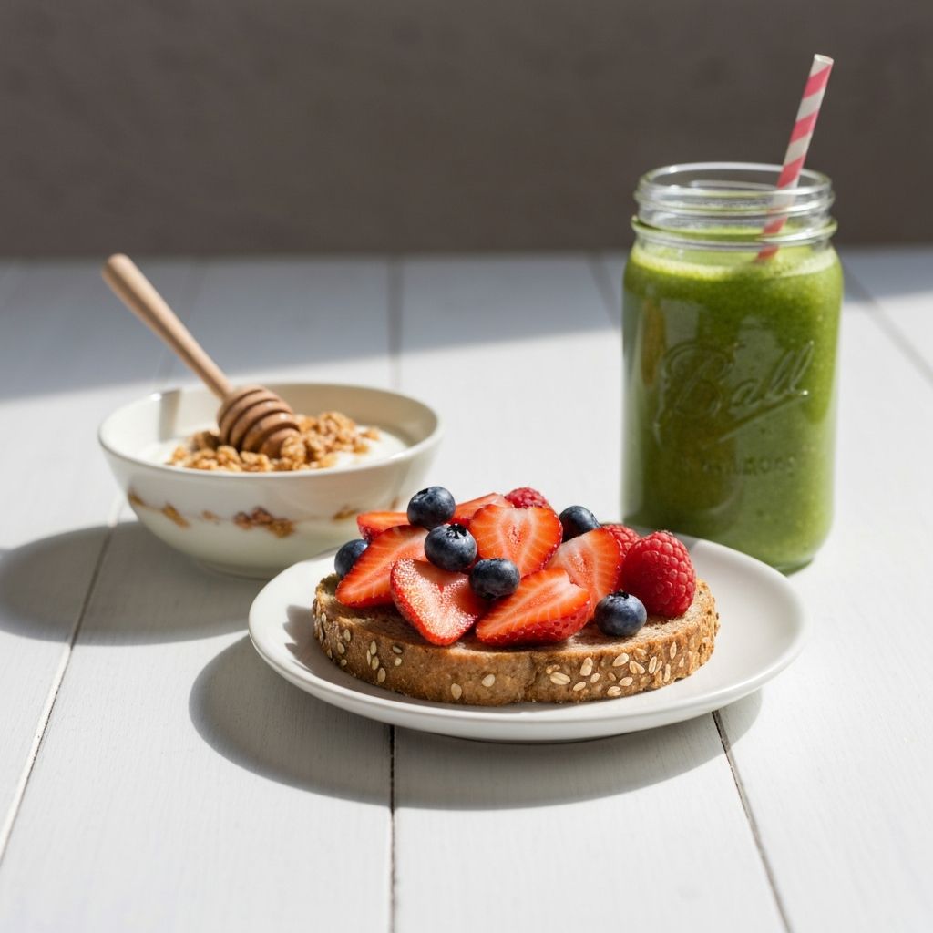 Frühstücksideen und Smoothies